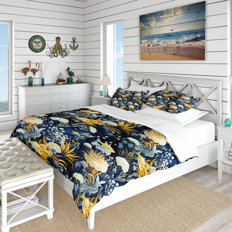 Bless international Lafia Coastal Duvet Cover Set Wayfair Canada